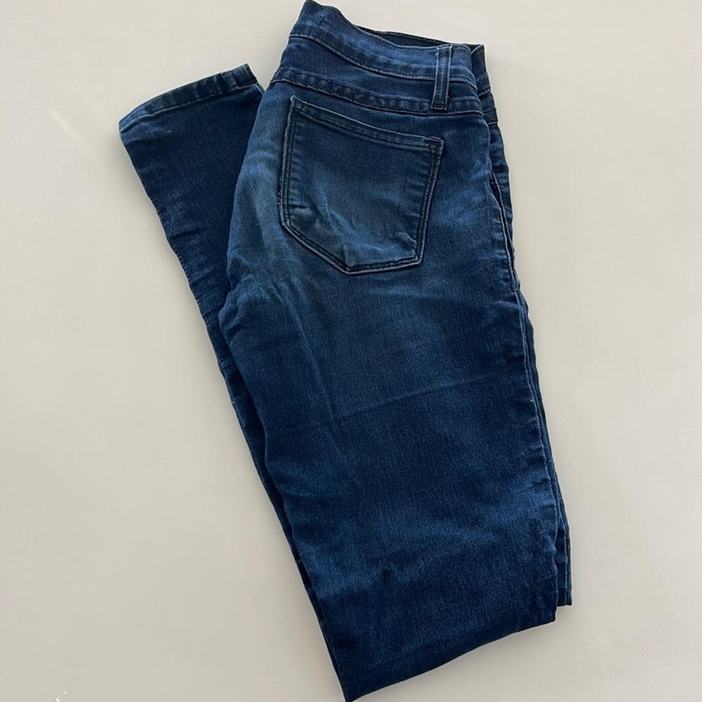 Flying monkey blue jeans